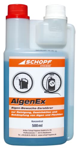 Schopf 301119 Algen Ex und Grünbelageentferner, 500 ml, Konzentrat von Schopf