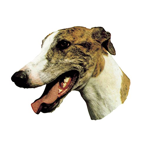 World Stickers Schwandt Heimtierbedarf 12122 Aufkleber 4 Stück ca. 80 x 80 mm für Warnschild Greyhound brindle von Schwandt Heimtierbedarf