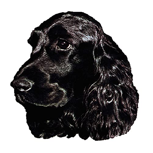 World Stickers Schwandt Heimtierbedarf 13018 Aufkleber 2 Stück ca. 140 x 160 mm für Warnschild English Cocker Spaniel schwarz von Schwandt Heimtierbedarf