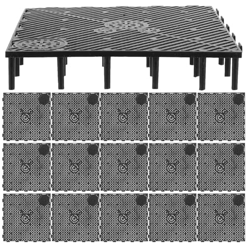 Scicalife Filterplatte für Aquarien, 20 Stück, Sandkies-Filterplatte, PVC-Spleiß-Kombination, Schindelfilter von Scicalife