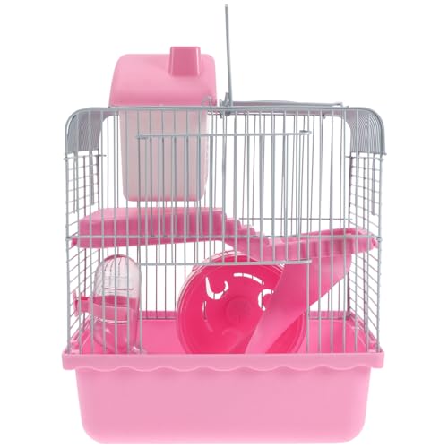 Tragbare Zaun Hamster Käfig Kleine Burg Luxus Hamster Käfig Doppelschicht Hamster Haustier Käfig Pet Haus Liefert Chinchilla Käfig Zubehör von Scicalife