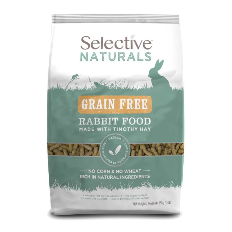 Science Selective Naturals Grain Free Kaninchenfutter - Sparpaket: 2 x 1,5 kg von Science Selective