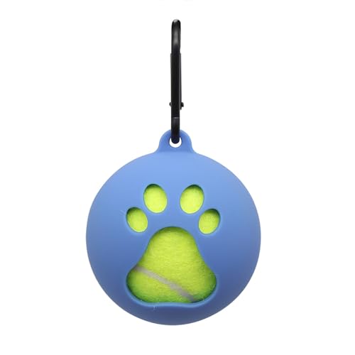 Scnvsi Leichter Tennisballhalter mit Hundeleinenbefestigung, freihändiger Haustierball-Abdeckungshalter, tragbarer Tennisball-Clip von Scnvsi