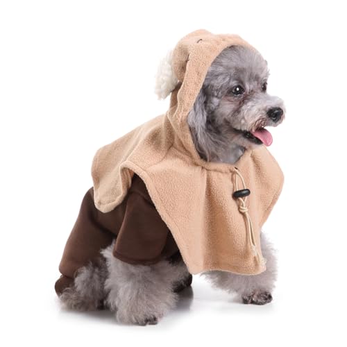 Scnvsi Mehrere Arten Weihnachten Halloween Haustierkostüm mit Hutset Katze Hunde Pullover Warm halten Overall für Haustier Cosplay Party von Scnvsi