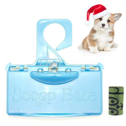 ScoopEaze: Revolutionärer tragbarer Hundekotschaufel, der an der Hundeleine befestigt wird, leichtes Handheld, Gassigehen, SM/M-Größe für Hunde verwendet den gleichen Standard, 22,9 x 33 - 1 Rolle von ScoopEaze