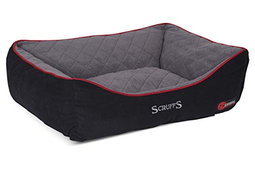 Scruffs 677243 Hunde Thermal Box Bett, M, schwarz von Scruffs