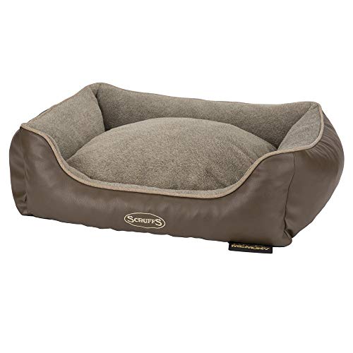 Scruffs Chateau Orthopädisches Hundebett mit Memory-Box, 60 x 50 cm, Größe M, Latte, 6 kg von Scruffs