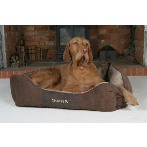 Scruffs Chester Box Bed Hundebett Chocolate (braun) L von Scruffs