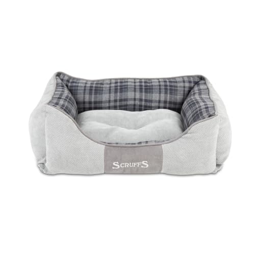 Scruffs Highland Hunde- oder Katzenbett, Größe S, 50 x 40 cm, Grau von Scruffs