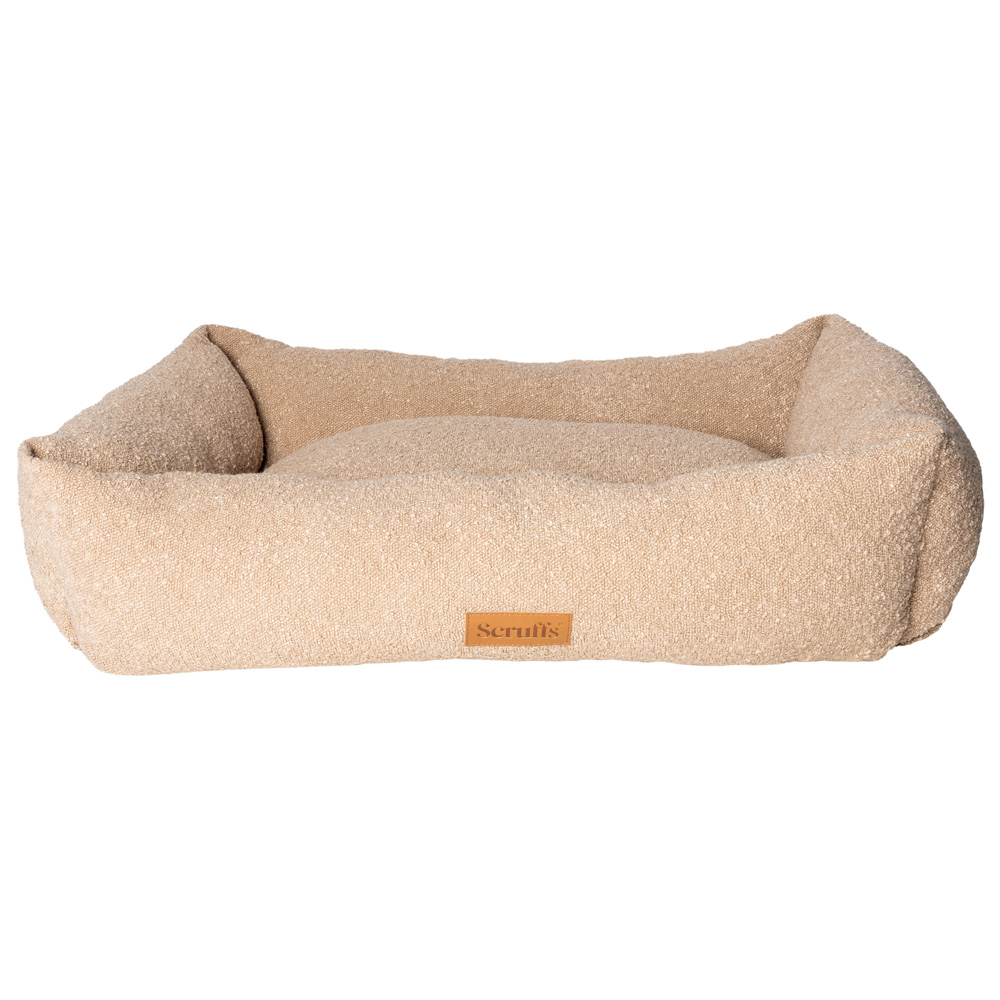 Scruffs Hundebett Boucle desert tan, Gr. L, Außenmaße: ca. 75 x 60 cm von Scruffs