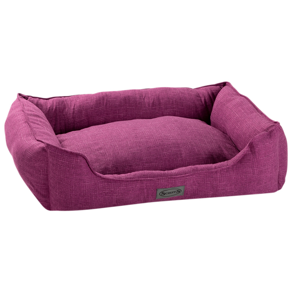 Scruffs Hundebett Manhattan berry, Gr. L, Maße: ca. 75 x 60 cm von Scruffs