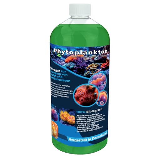 1 Liter Phytoplankton Nannochloropsis Salina, Meerwasser Korallenversorgung Futter von Sea 3D