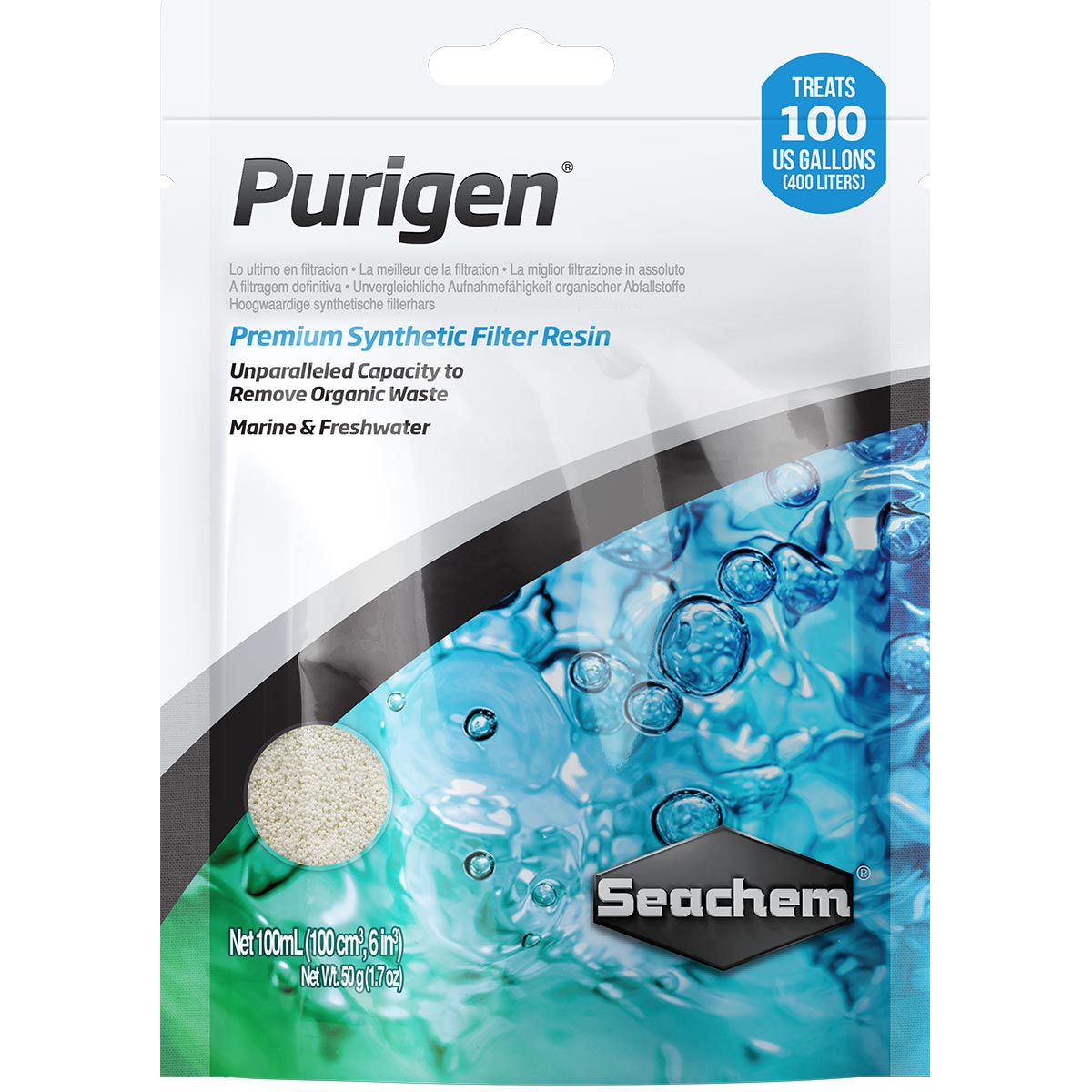 SEACHEM Filtermaterial Purigen 100 mL von Seachem