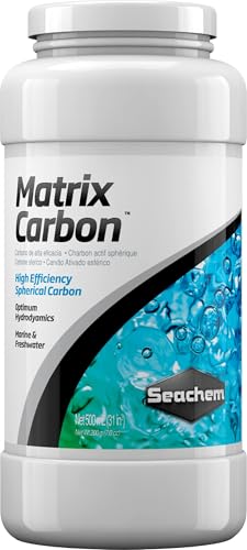 Seachem Hochleistungs-Kugelkohle für Meer-und Süßwasser Matrix Carbon Schwarz 500 ml (1er Pack) von Seachem