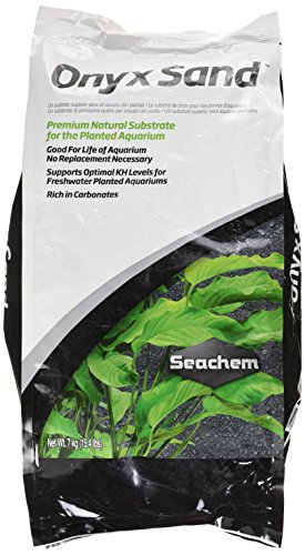 Seachem Onyx Sand Komplettboden für Pflanzenaquarium, 7 kg von Seachem