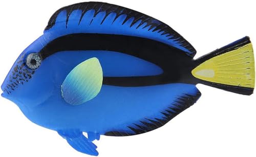 Seadiquiet Blaues Aquarium-Zubehör, künstliche Fischsimulation, schwimmender künstlicher Clownfisch, Aquarium-Dekoration, Zubehör für Aquarium-Ornamente von Seadiquiet