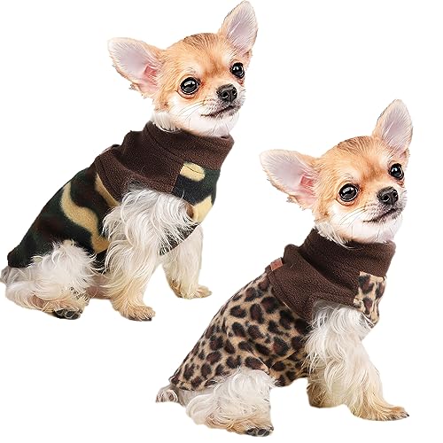 2 Pack Kleine Hund Pullover Katze Pullover Hundekleidung für Kleine Hunde Mädchen Kätzchen Kleidung XXS Hundekleidung Welpenkleidung für Kleine Hunde Junge Welpen Kleidung Katze Kleidung XXS von Sebaoyu