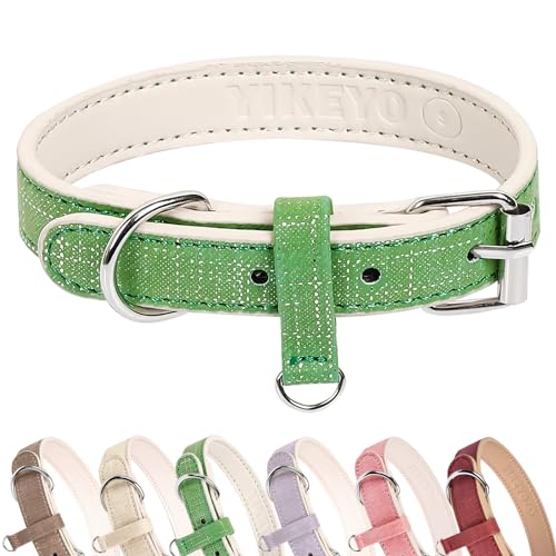 Bling Hundehalsband Mädchen Junge, Hundehalsband für kleine, mittelgroße und große Hunde, Welpenhalsbänder, Chihuahua-Halsband, verstellbares Haustier-Katzenhalsband, rosa Halsband para Perros von Sebaoyu