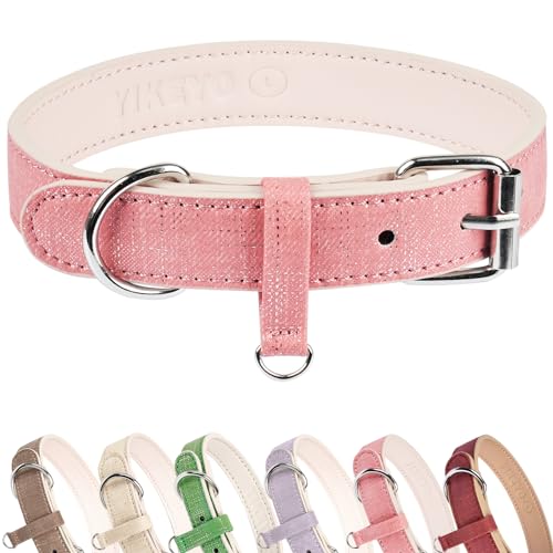 Bling Hundehalsband Mädchen Junge, Hundehalsband für kleine, mittelgroße und große Hunde, Welpenhalsbänder, Chihuahua-Halsband, verstellbares Haustier-Katzenhalsband, rosa Halsband para Perros von Sebaoyu