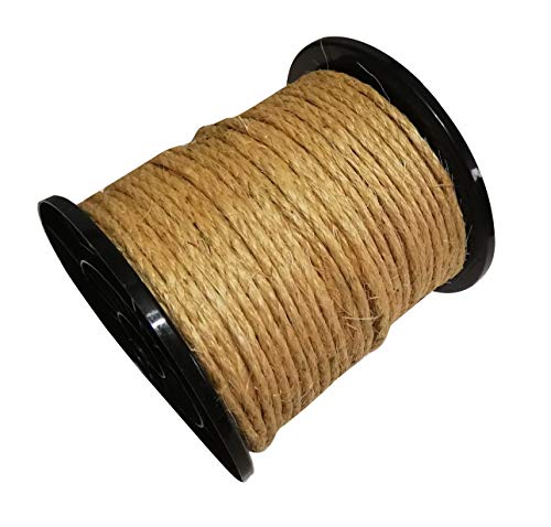 16mm Sisal Seil Sisalseil 30m für Kratzbaum Katzenbaum Mehrzweckseil DIY von Seilwelt