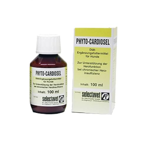 selectavet Phyto-Cardiosel 100 ml | Herzfunktion bei Hunden & Katzen | L-Carnitin Weißdorn von selectavet