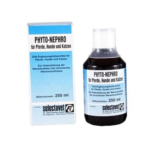 Selectavet Phyto-Nephro 250 ml | Nierenfunktion bei Pferden, Hunden & Katzen | Katzenbart Buschklee Bärentraube von selectavet