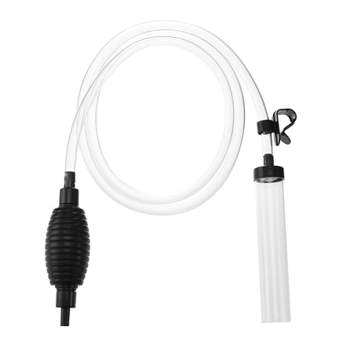 Seltomer Aquarium-Siphon, Kies, Vakuum für Aquarien, Wasserwechsel, Kies und Sand (mit großer Siphonkugel) von Seltomer