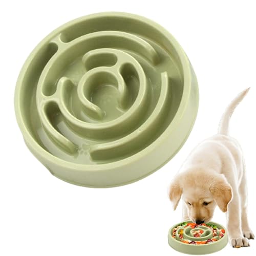 Hunde-Slow-Feeder,Slow-Feeder-Hundenäpfe - Interaktiver Hunde-Puzzle-Napf zum Verlangsamen des Fressens,Langsam fressender Hundefutternapf, interaktiver Hunde-Puzzlenapf. Verlangsamen Sie das Fressen von Senermter