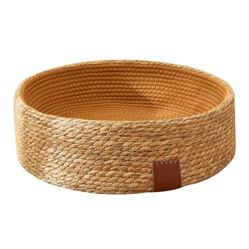 Katzenkorbbett,Rattan-Katzenbett,Haustiermöbel Gewebtes Katzenbett Katzenliege - Gemütliches Kätzchenbett, Hundebett aus Weidengeflecht, Katzenkorb für Kaninchen, kleine Haustiere, Katzen, Kätzchen von Senermter