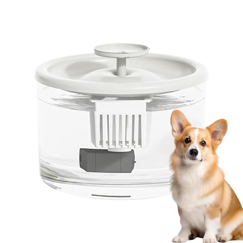 Senermter Automatischer Wasserspender für Katzen, automatischer Haustierwasserspender,Pet Water Dispenser Feeder Fountain | Ultra Hund Waterer, Trinkbrunnen große Kapazität für Innenkatzen, Hunde, von Senermter