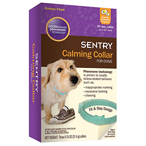 Sentry Beruhigendes Halsband für Hunde, 3er-Pack von Sentry