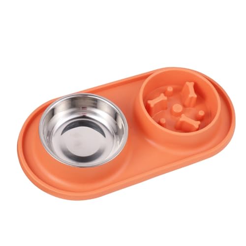 Katze Slow Feeder Futternapf Katzen und Welpe Haustier Schüssel Set Höhere Kanten Nicht Verschütten Design Fun Cat Puzzle Feeder Bowl für Kleine Haustiere von SePkus