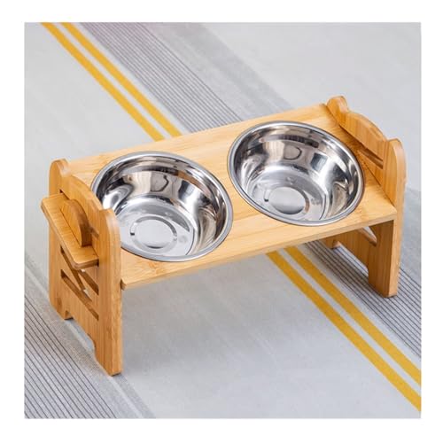 Pet Dog Water and Food Bowls, Stainless Steel Pet Bowls for Raised Dog Bowl Stand, Metal Big Dog Cat Food and Water Bowl, Pet Feeding Drinking Dish von SePkus