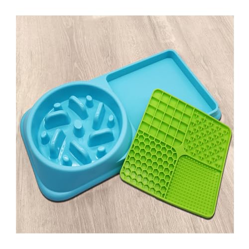 Pet Licking Mat, Dog Slow Food Bowl Anti-Choking, Cat Anti-Spill Food Utensil Rice Bowl, Can Hold A Variety of Snacks Pet Rice Bowl von SePkus