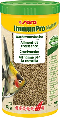 sera Immune Probiotic Granules 1.000 ml (450 g) | Probiotisches Wachstumsfutter für Fische bis 4 cm | Förderung von schnellem Wachstum & brillanter Farbausprägung | Ideal für Zucht & Fischgesundheit von sera