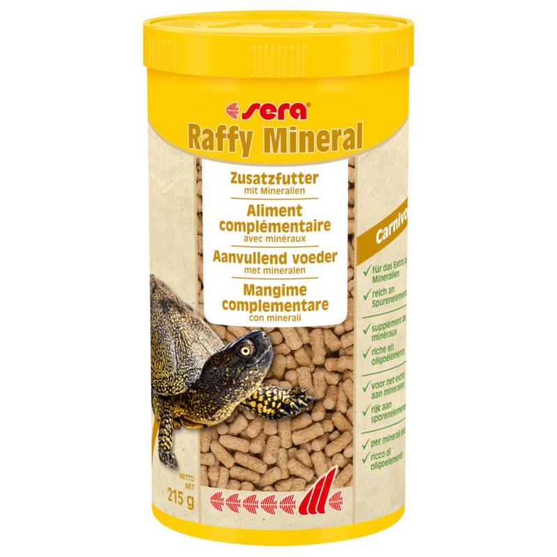 Sera Futter, Schildkrötenfutter Raffy Mineral 1000ml (215g) von Sera