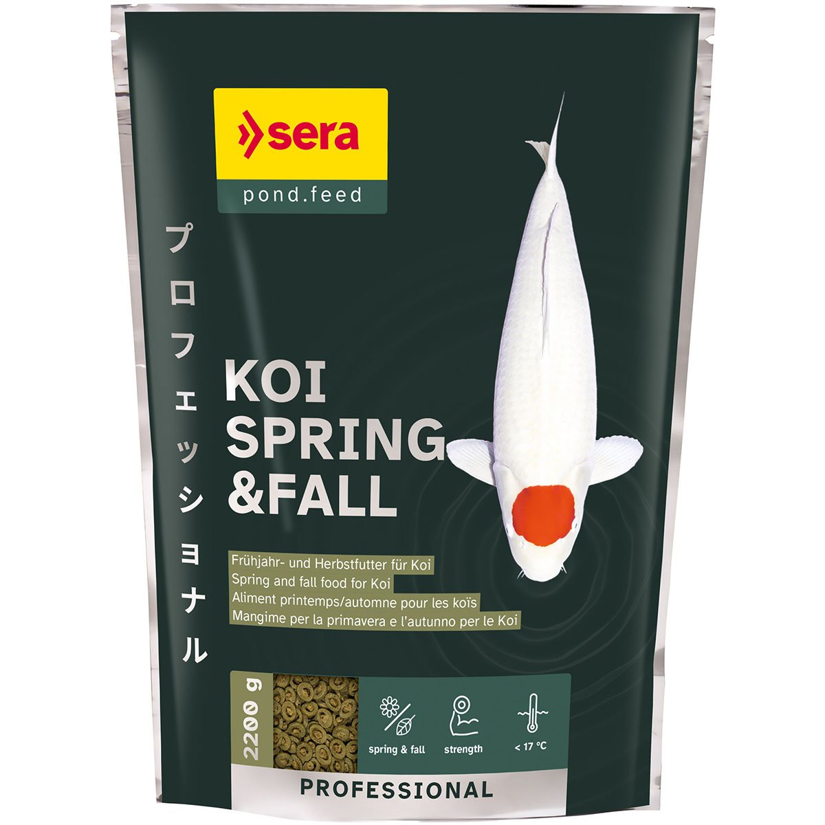 Sera KOI Professional Frühjahr-/Herbstfutter 2200g von Sera