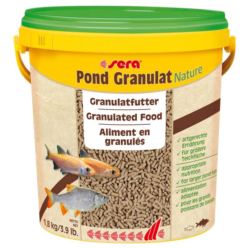 Sera Pond Granulat Nature - Sparpaket: 2 x 10 l von Sera