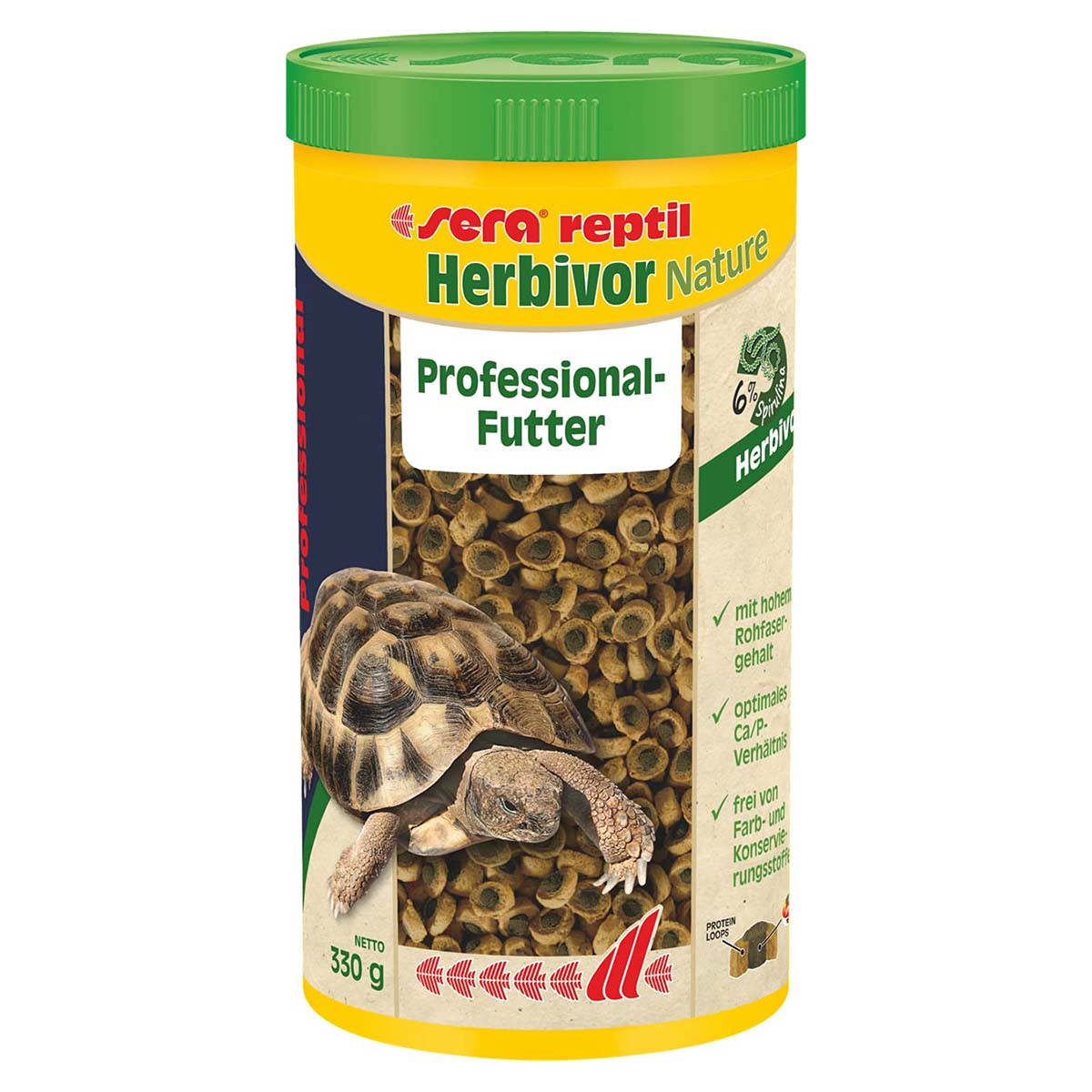 sera reptil Professional Herbivor Nature 330g von Sera