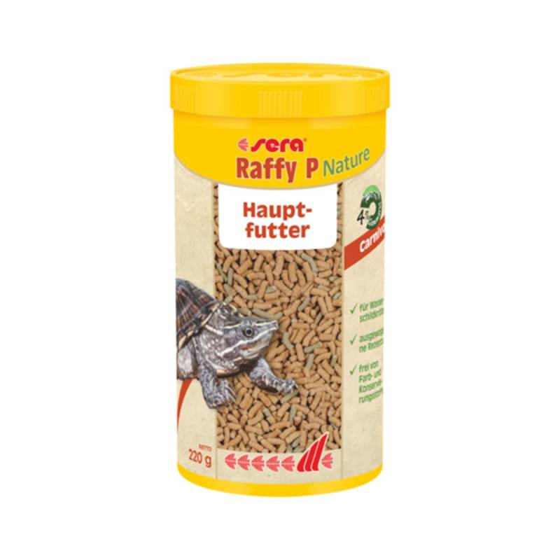 Sera Schildkrötenfutter Raffy P Nature 2x1000ml von Sera