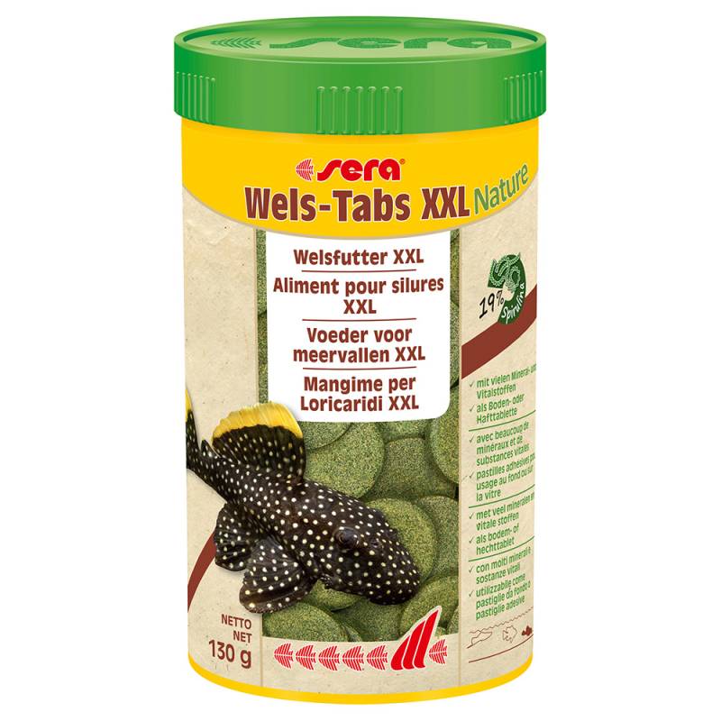 Sera Wels-Tabs XXL Nature - Sparpaket: 2 x 250 ml von Sera