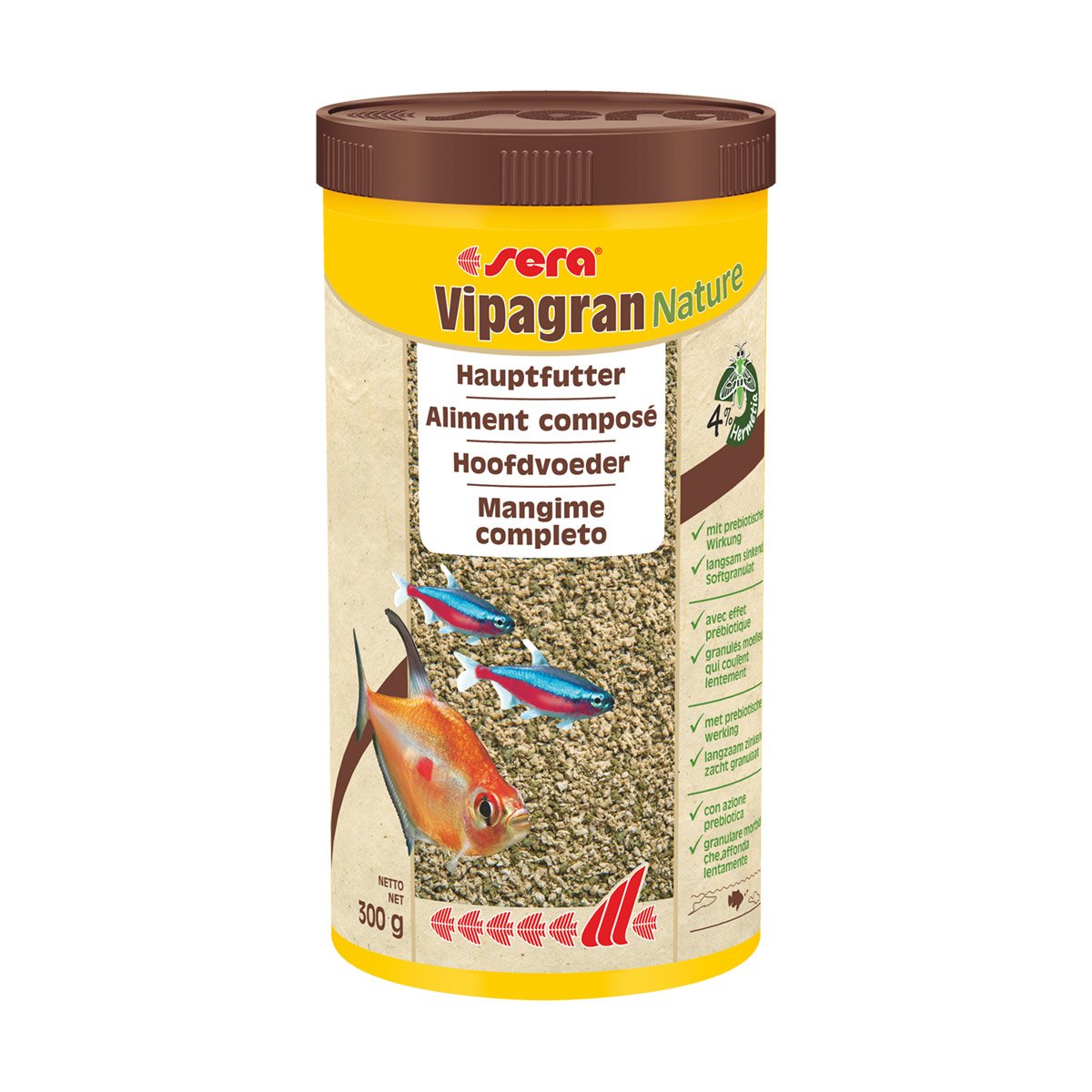 sera Vipagran Nature Hauptfutter 1000ml (300g) von Sera