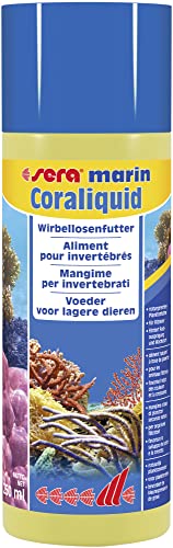 sera marin Coraliquid 250 ml - Das flüssige Planktonfutter für Filtrierer, Korallenfutter bwz. Muschel Futter oder Fächergarnelen von sera