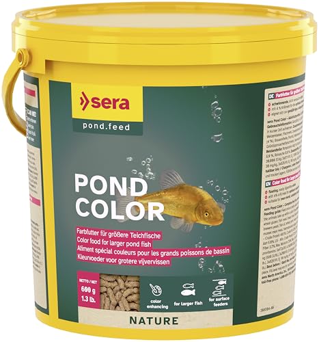 sera Pond Color Sticks Nature 3,8 Ltr. (600 g) - Das Farbfutter für Teichfische von sera