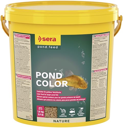 sera Pond Color Sticks Nature 10 Liter (1,8 kg) - Das Farbfutter für Teichfische von sera