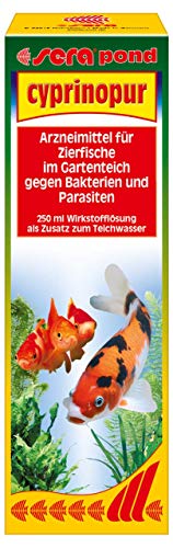 sera pond cyprinopur 250 ml - Arzneimittel gegen häufige Erkrankungen im Teich von sera