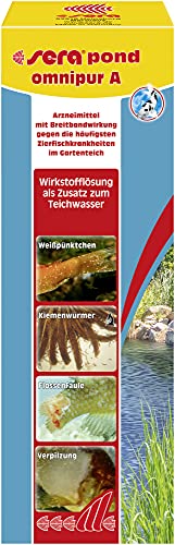 sera pond omnipur A 250 ml - Wasseraufbereiter gegen die häufigsten Teichzierfischkrankheiten von sera