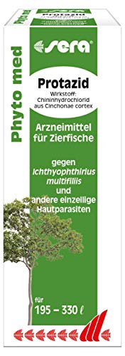 sera Phyto med Protazid 30 ml - pflanzliches Arzneimittel gegen Ichthyophthirius multifiliis und andere einzellige Hautparasiten von sera