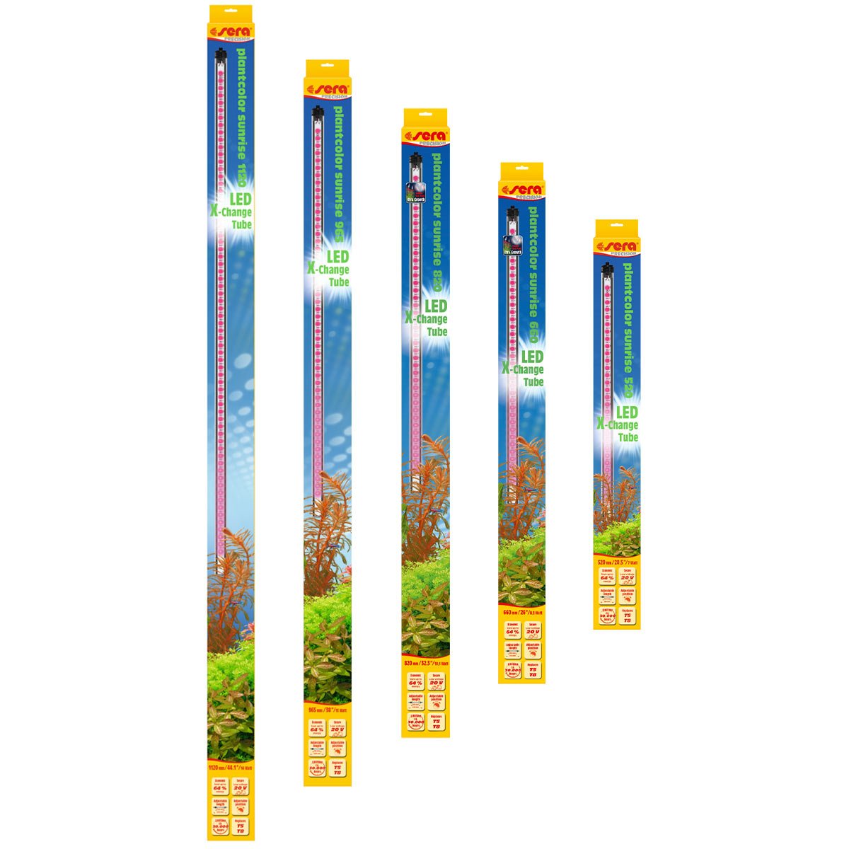 sera LED X-Change Tube plantcolor sunrise 520mm / 7,9W von Sera