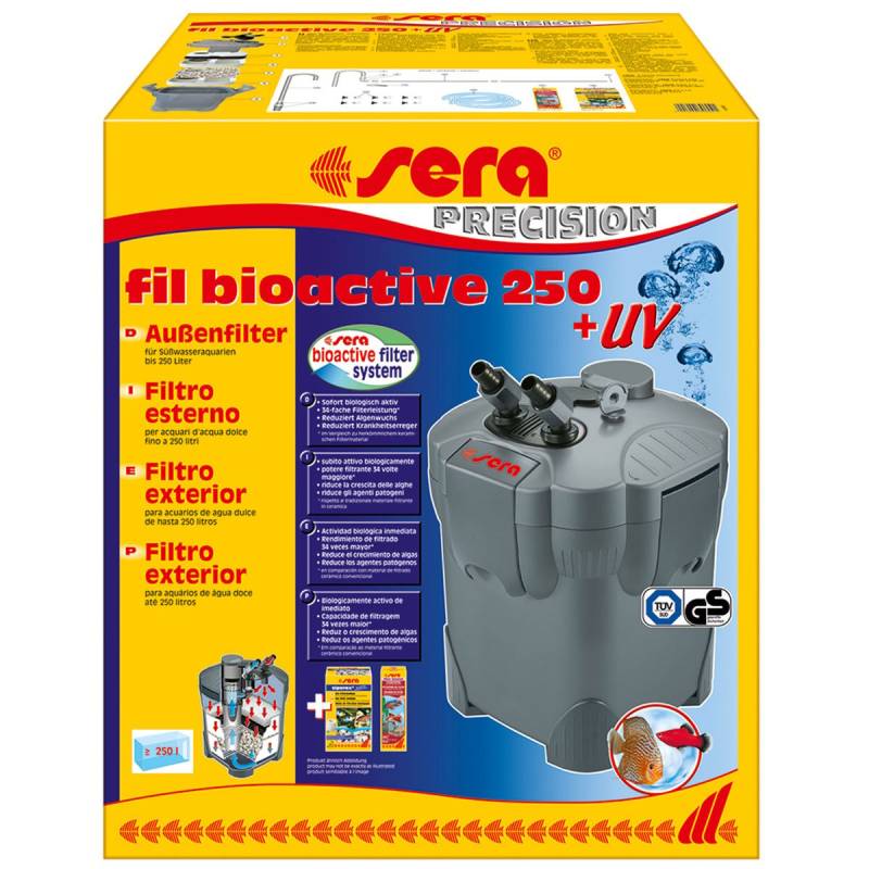 sera fil bioactive 250 + UV Außenfilter von Sera